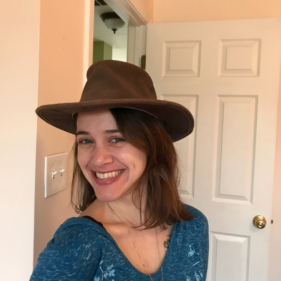 suede outback hat